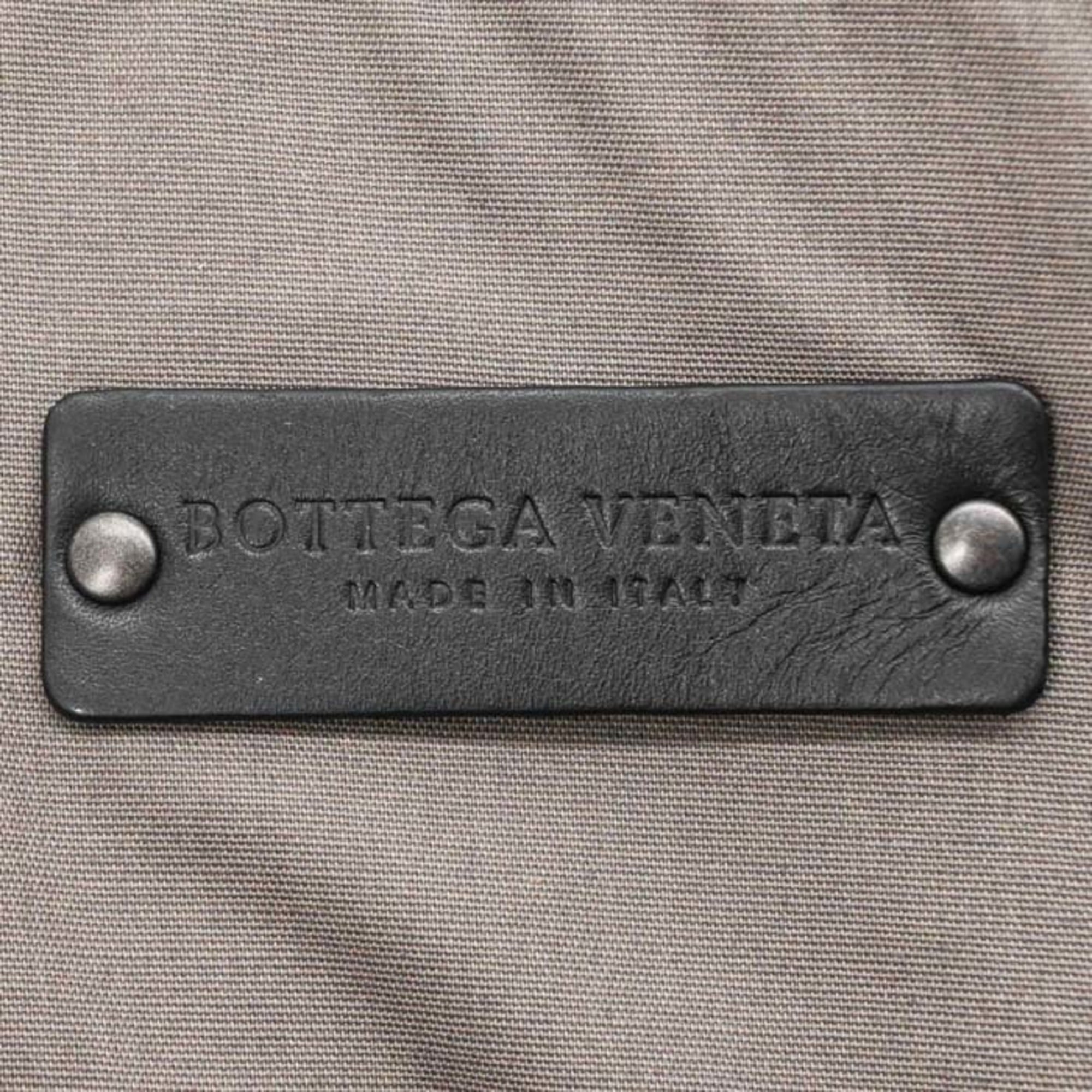 BOTTEGA VENETA Intrecciato Leather Shoulder Bag, Black, Men's, 405557 — New - Store Return