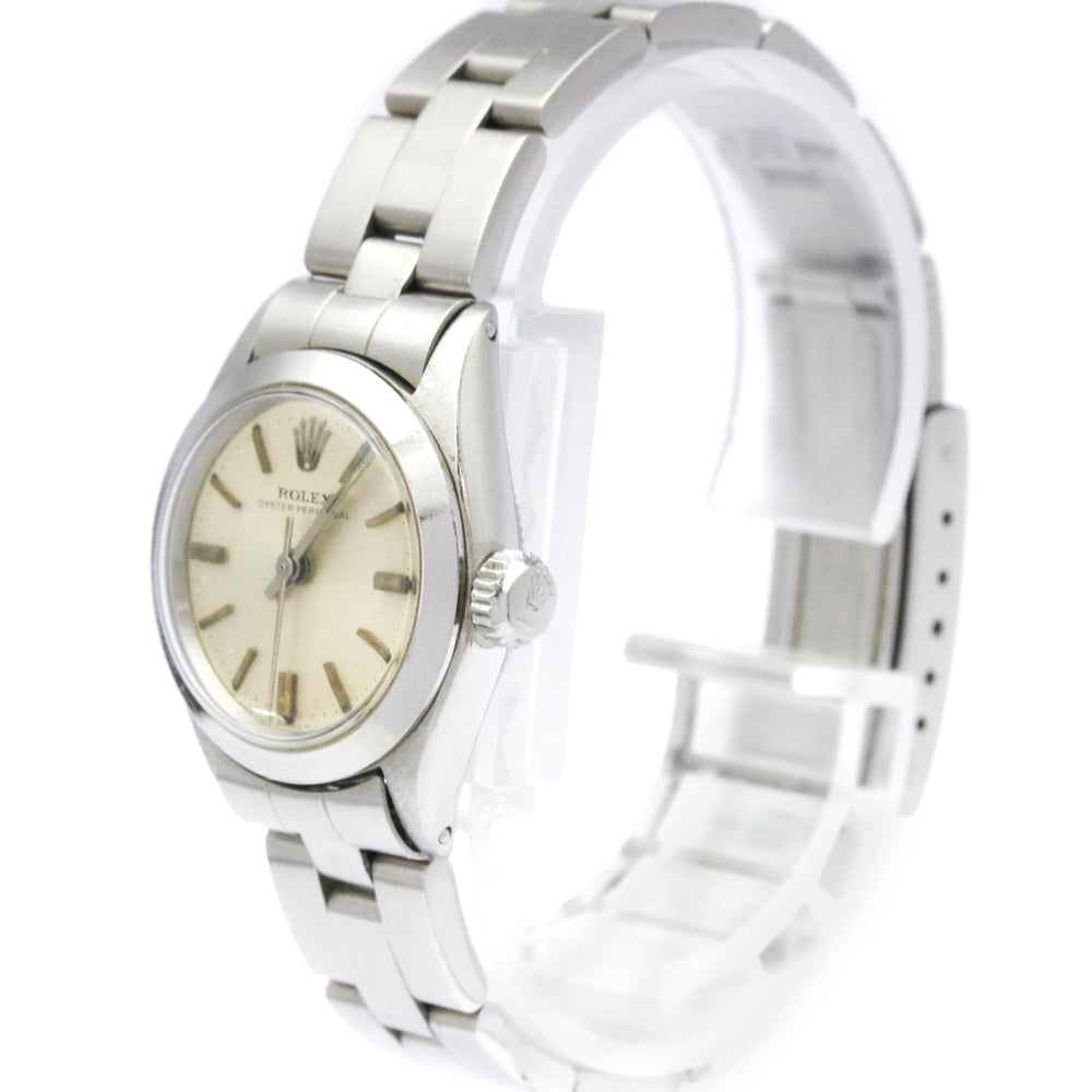 ROLEX Oyster Perpetual Steel Automatic Ladies Watch 6618 Vintage — Good
