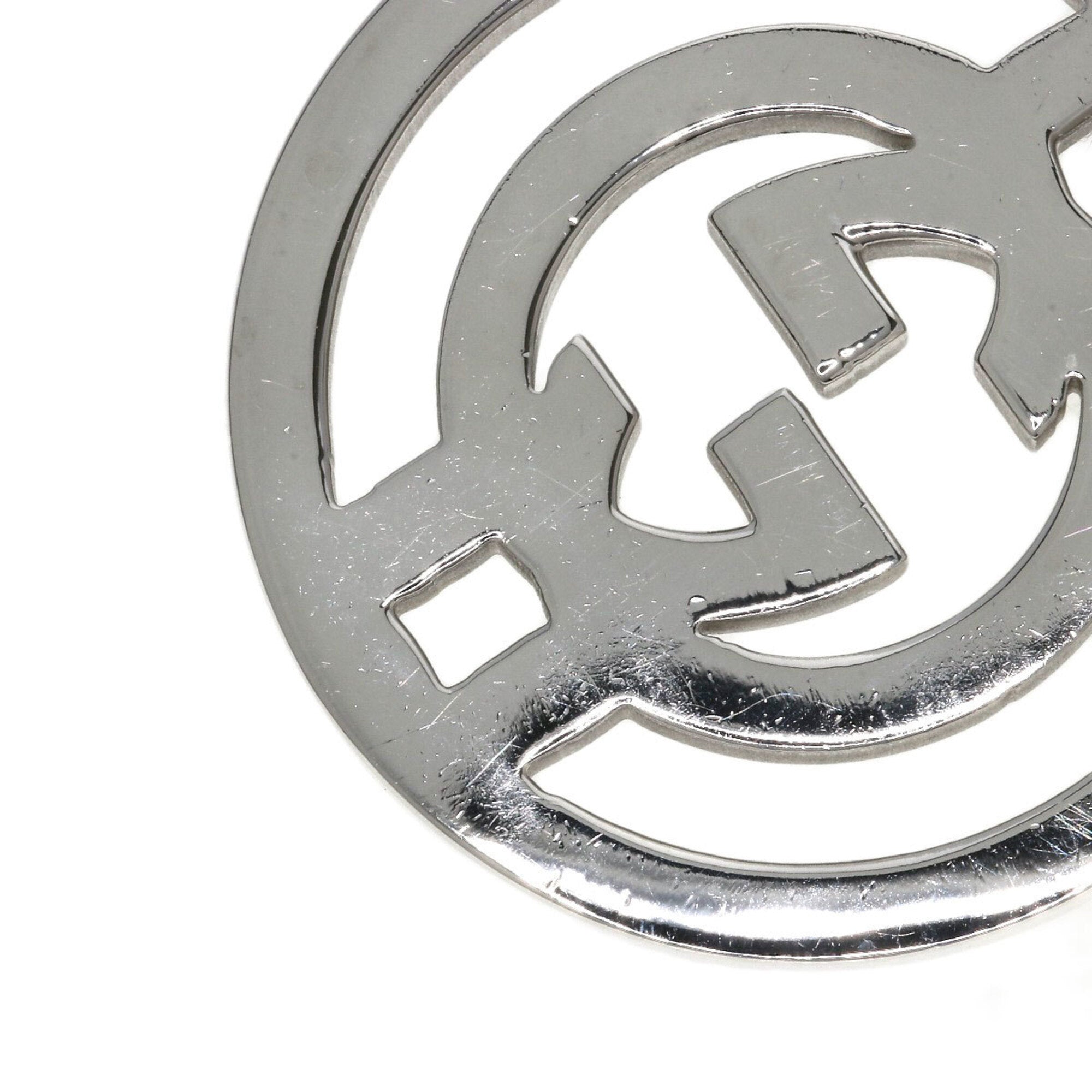 Gucci Interlocking Necklace, Silver, Women's — Like New