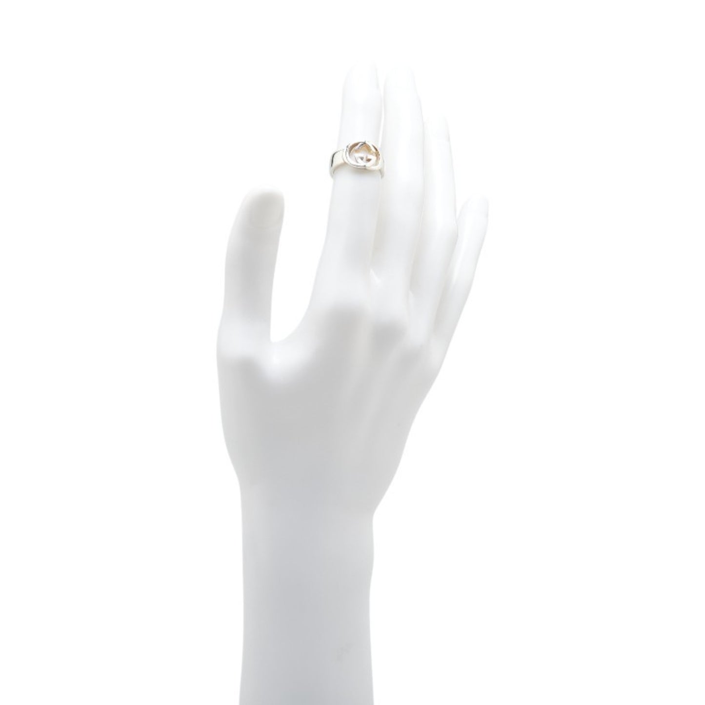 Gucci Interlocking G Ring #9 SV925 Silver Women's GUCCI