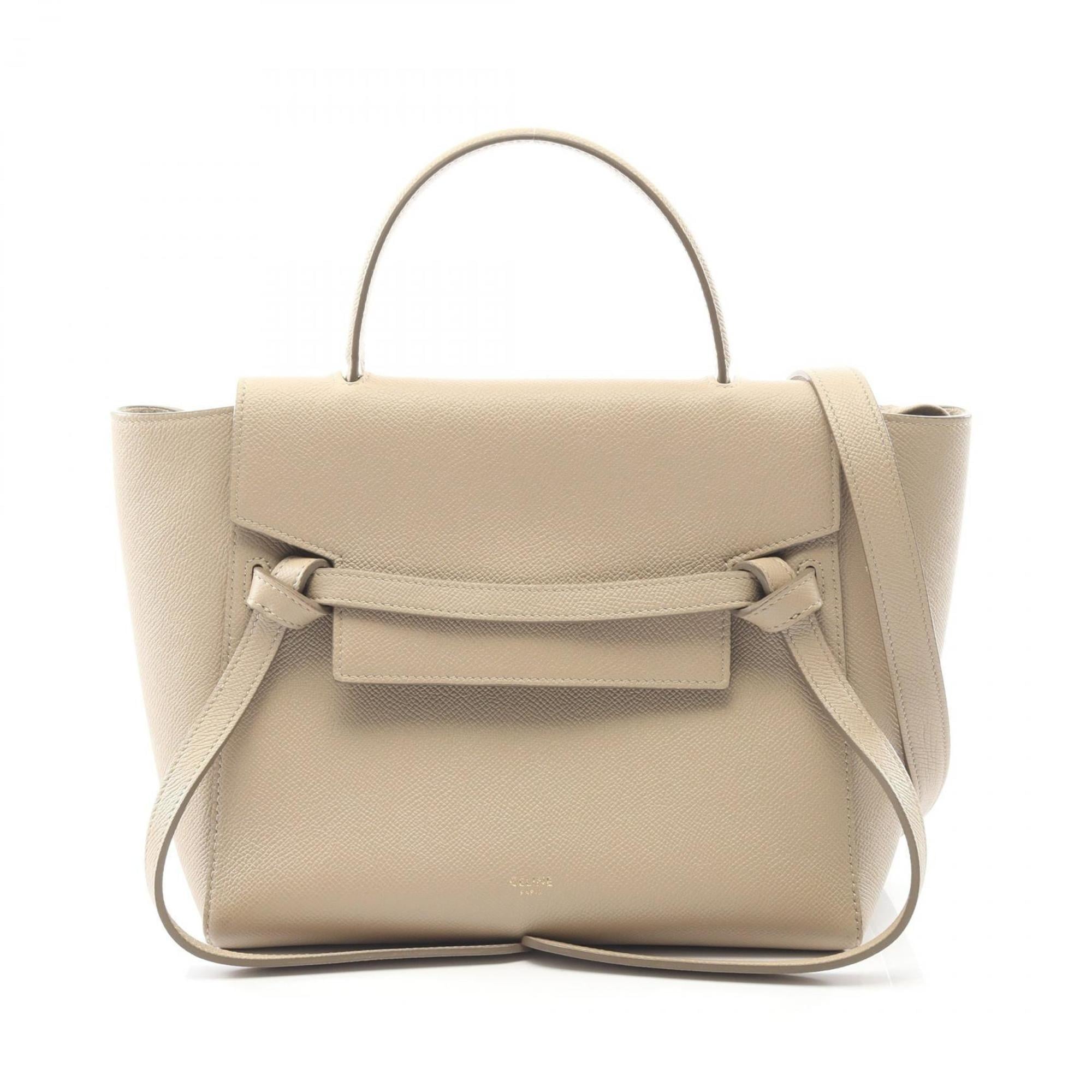 Celine BELT BAG MINI handbag in beige leather for women, model 189103ZVA 18LT.