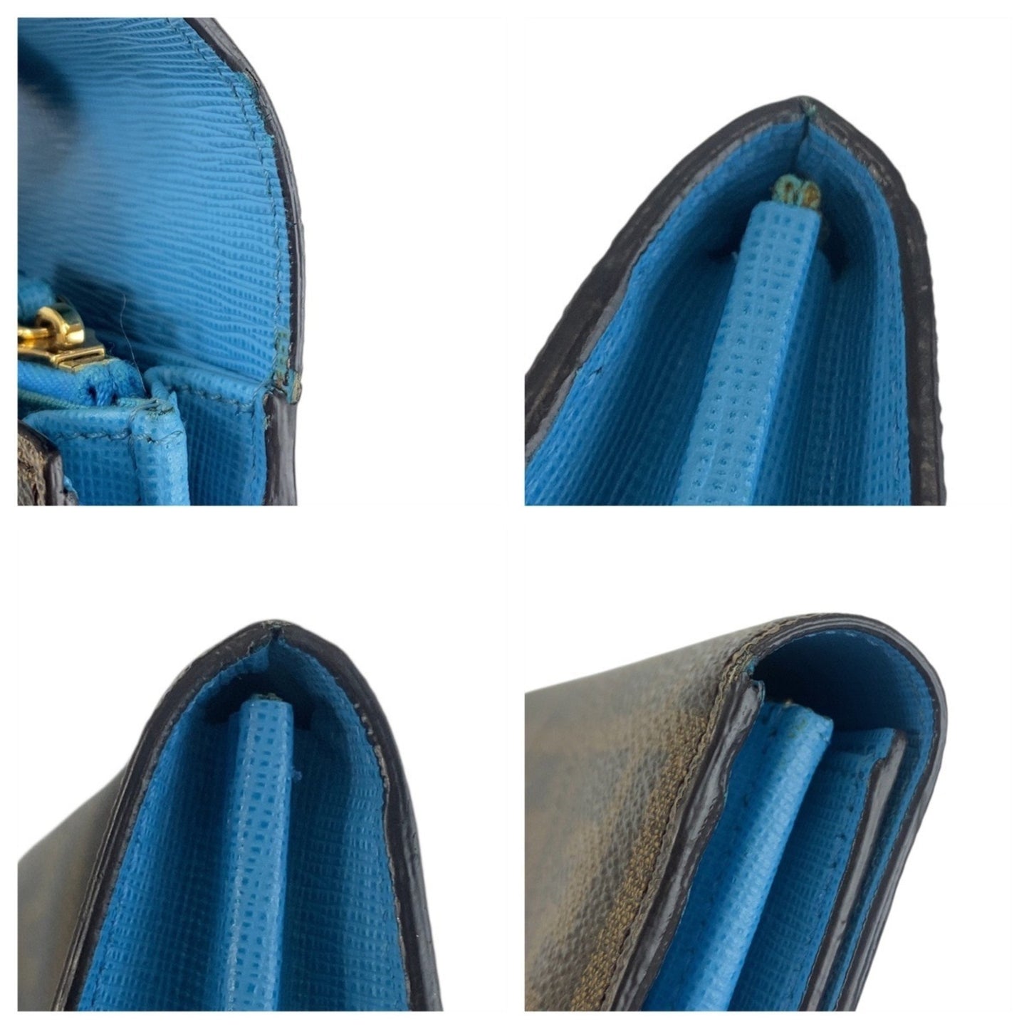 FENDI Zucca Brown with Gold Hardware 8M0340 Long Wallet for Women 506473