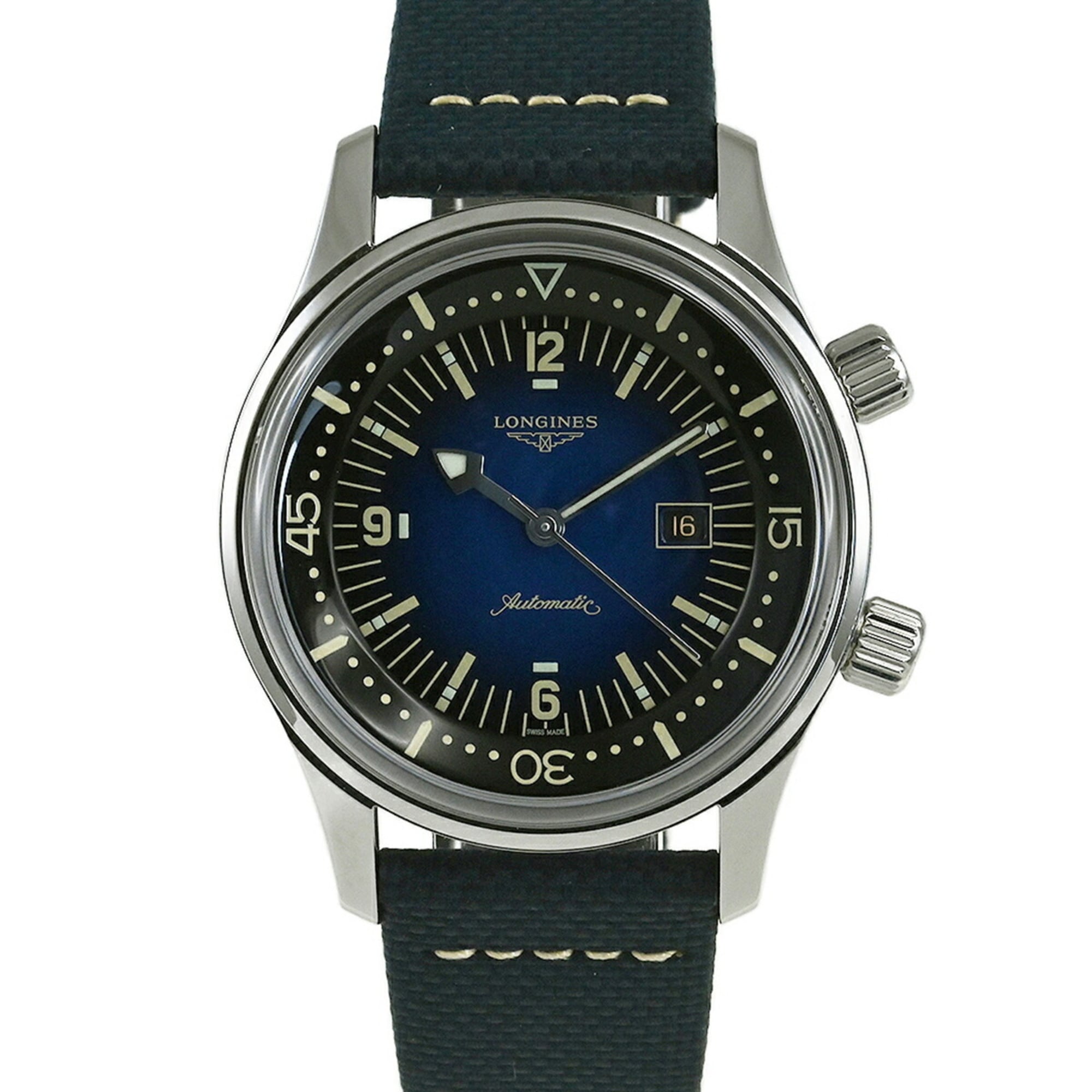 LONGINES Legend Diver Watch L3.374.4.90.2 — New