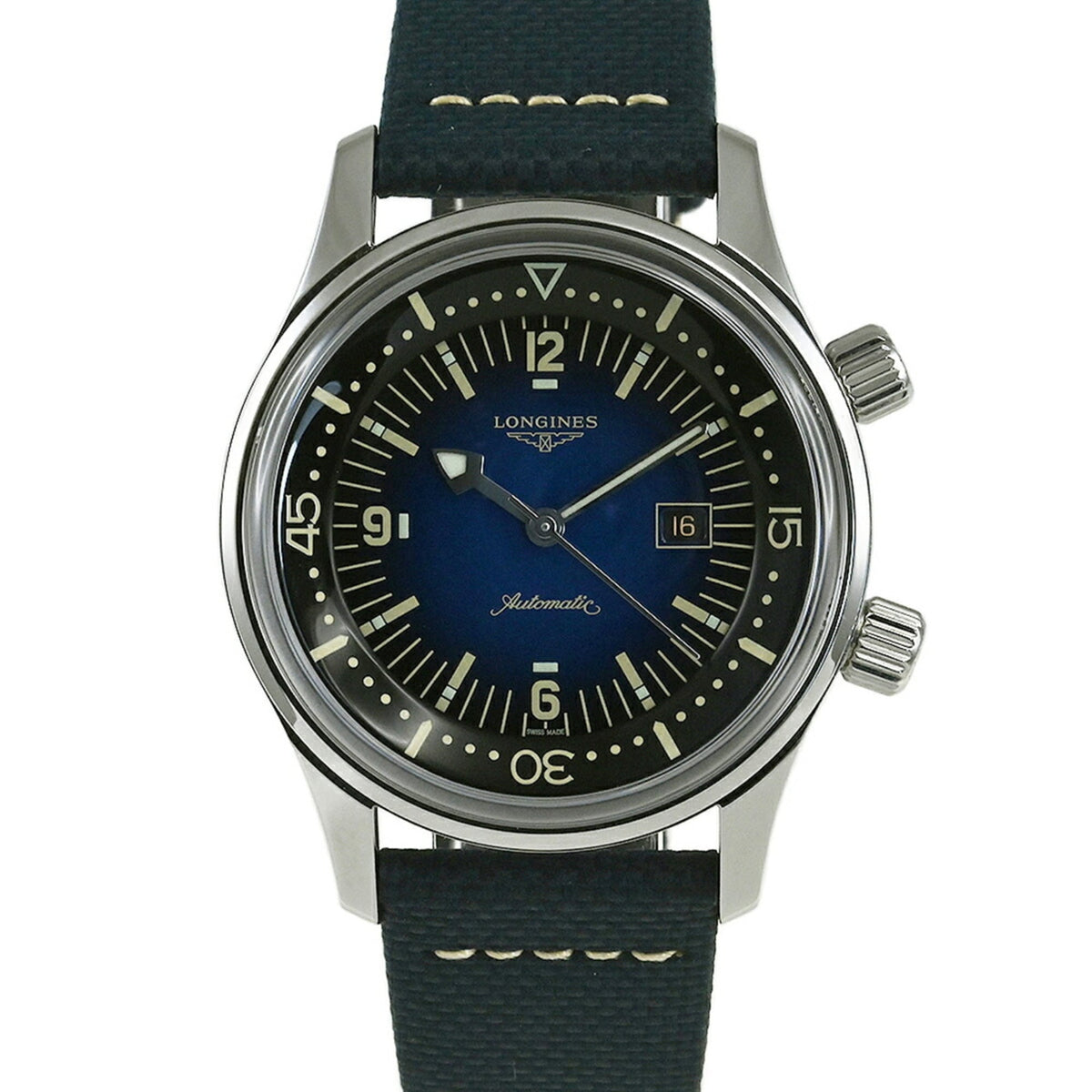 LONGINES Legend Diver Watch L3.374.4.90.2 — New