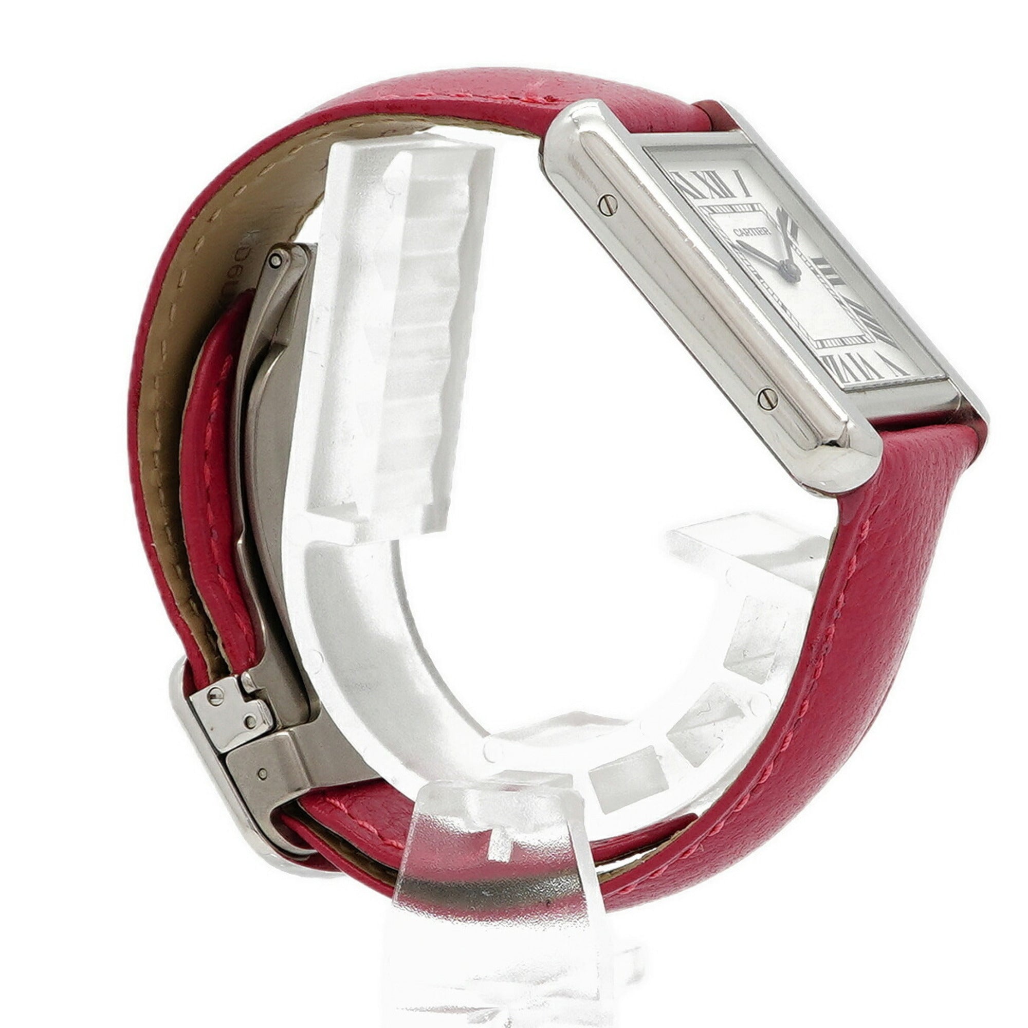 Cartier Tank Solo SM WSTA0030 Silver Dial Women's Watch — Good