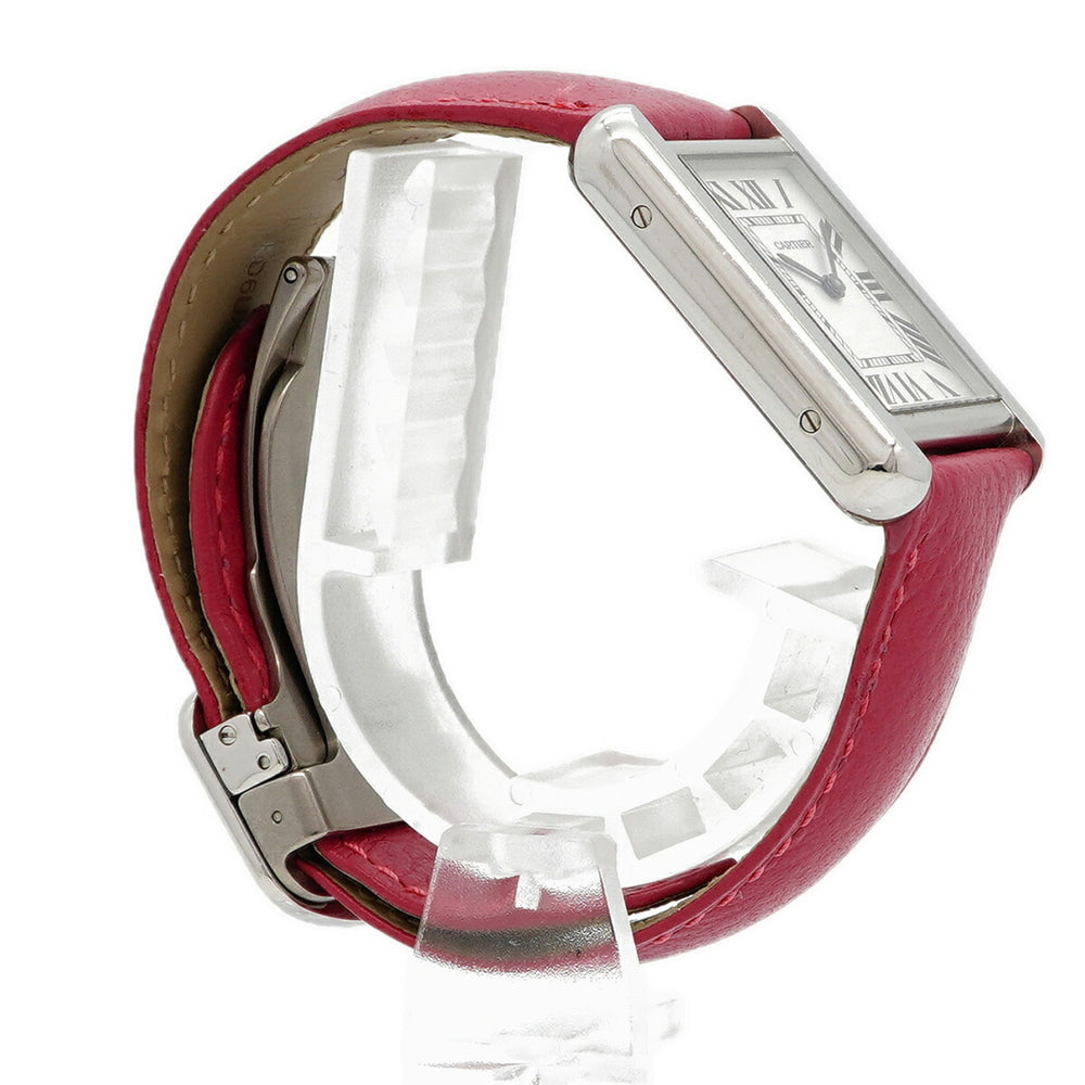 Cartier Tank Solo SM WSTA0030 Silver Dial Women's Watch — Good