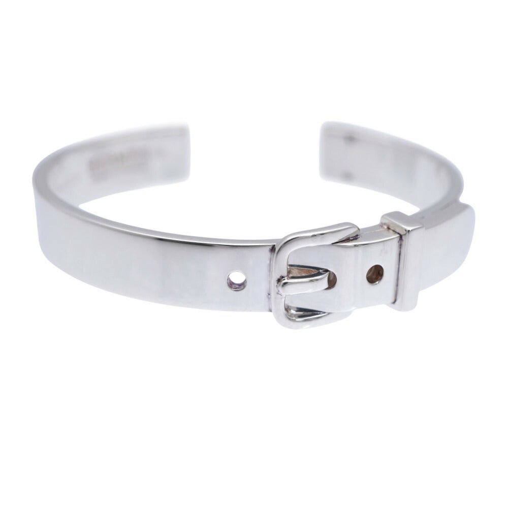 Hermes Boucle Cellier Bangle Silver 925 Bracelet 1059HERMES — Like New