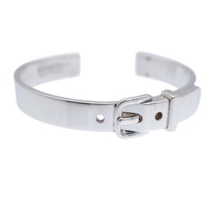 Hermes Boucle Cellier Bangle Silver 925 Bracelet 1059HERMES — Like New
