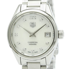 TAG HEUER Carrera Calibre 9 Diamond MOP Ladies Watch WAR2414 — Good