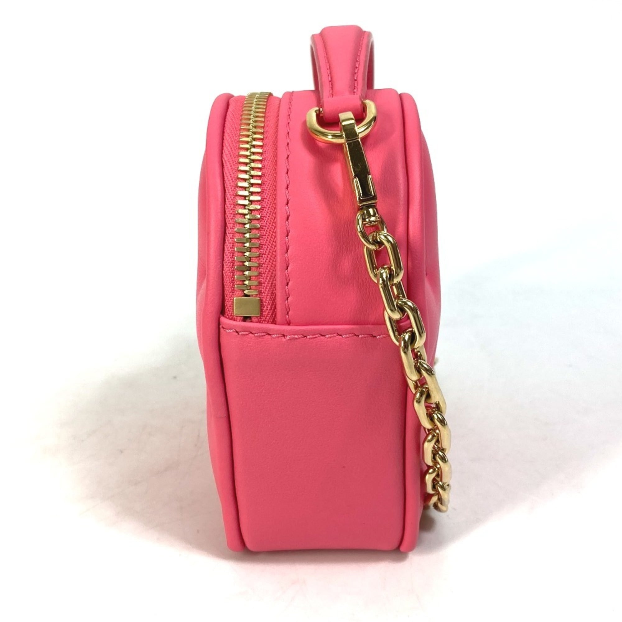 LOUIS VUITTON M81893 Monogram Bubblegram Pop My Heart Pouch Chain 2-Way Bag Handbag/Shoulder Leather Women's Dragon Fruit Pink Like New — Like New