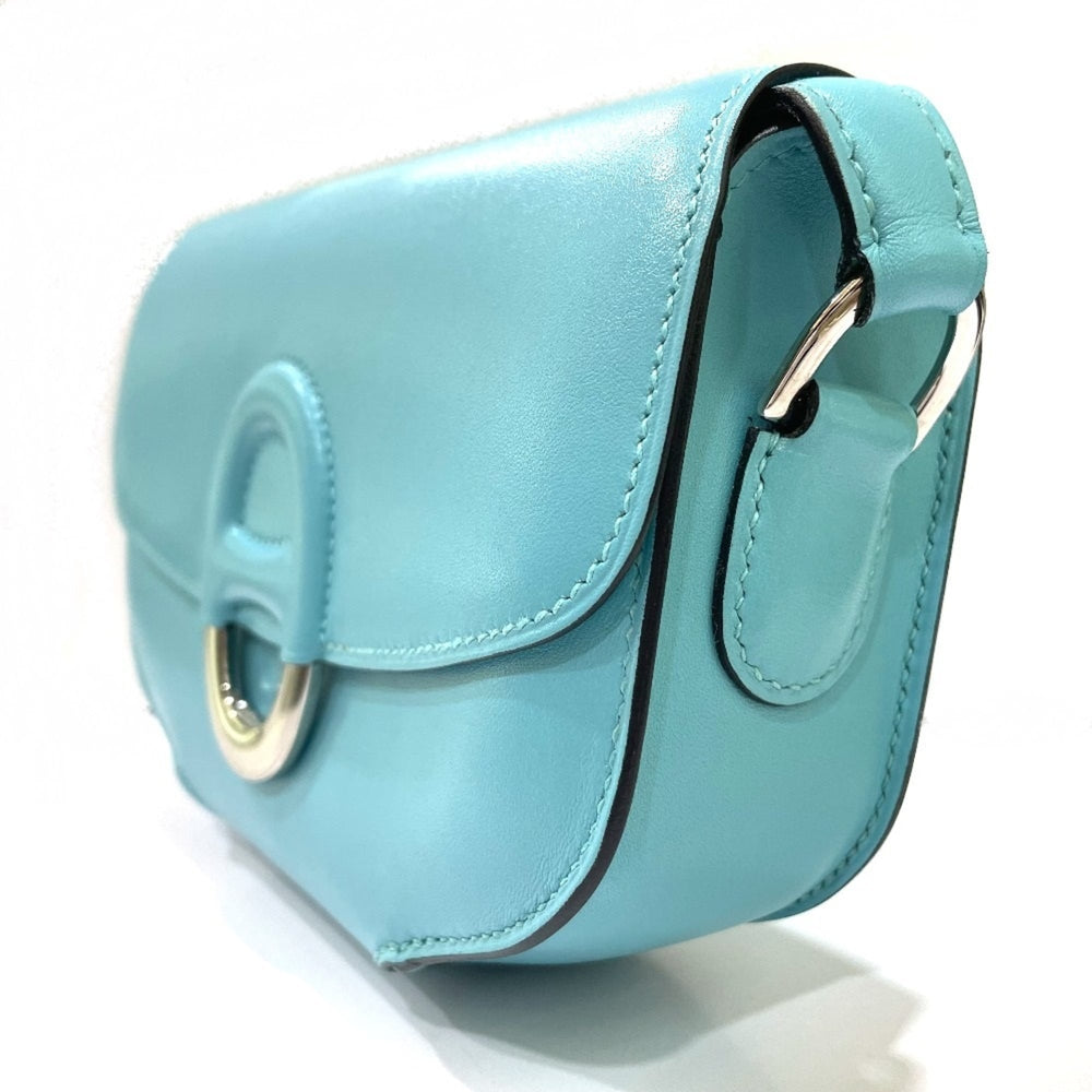 HERMES Mini Cherche Midi 2-Way Handbag/Shoulder Bag, Tadelakt, Boys, Blue Atoll — Like New