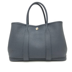 HERMES Garden Party TPM Negonda Handbag Bag Back Leather Women's Black — Like New