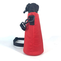 BALENCIAGA 618193 WEEKEND Bottle Holder Pochette Shoulder Bag Nylon Canvas Men's Women's Red MO-241006-10 — New - Store Return