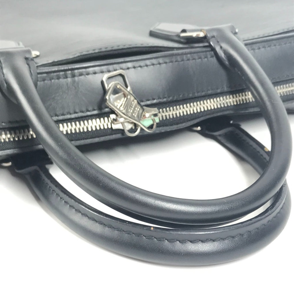 LOUIS VUITTON M54404 Epi Dandy Briefcase MM Handbag, Tote Bag, Document Business Leather, Men's, Noir Black