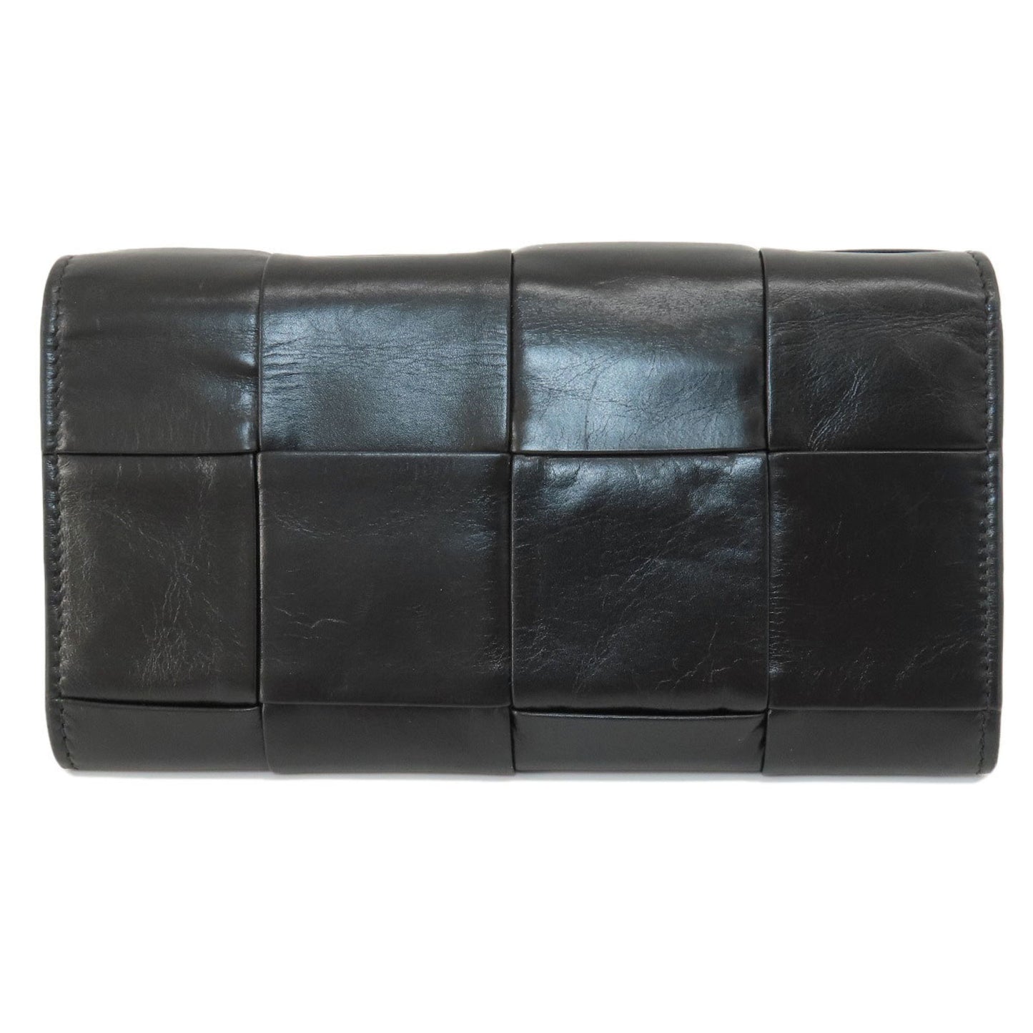 Bottega Veneta Maxi Intrecciato Long Wallet Leather Women's