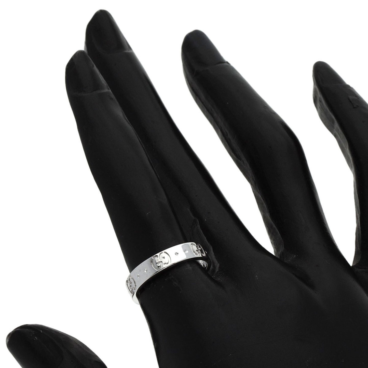 Gucci Icon #11 Ring in 18K White Gold for Women