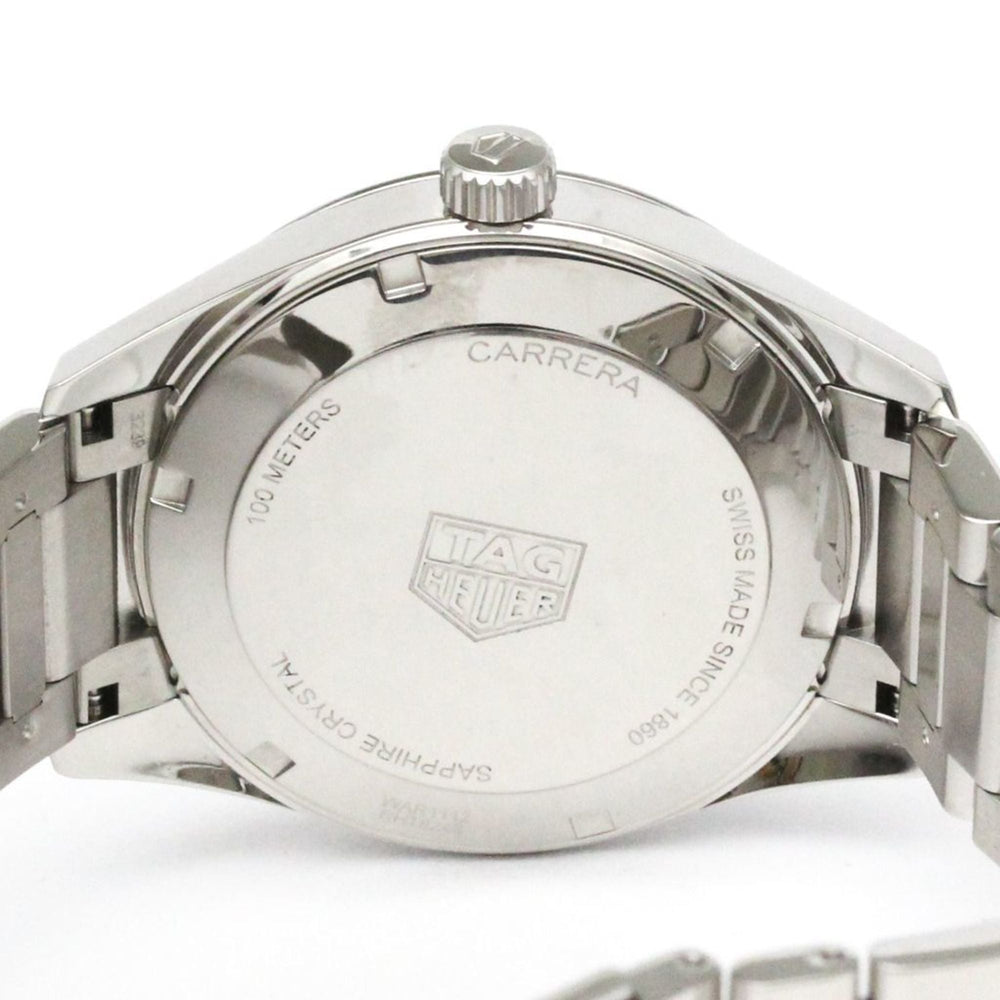 TAG HEUER Carrera Stainless Steel Quartz Mens Watch WAR1112 Polished — Very Good