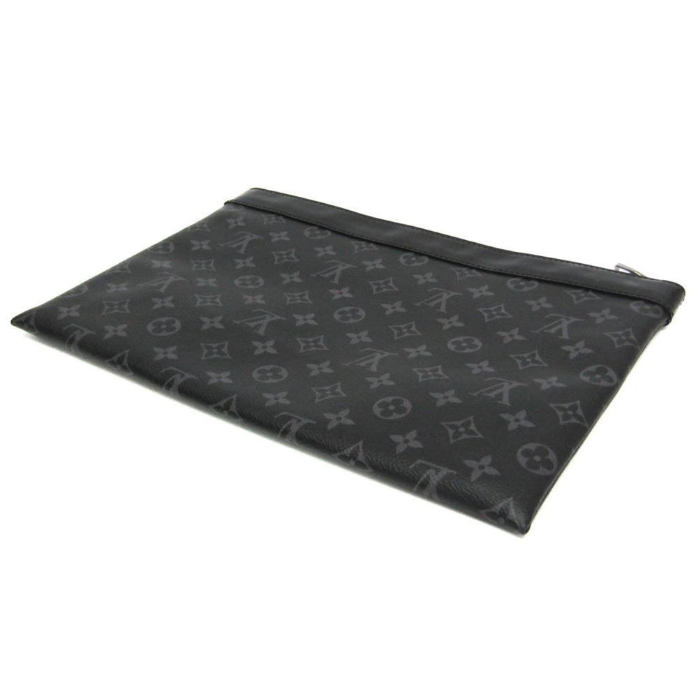 Louis Vuitton Monogram Eclipse Pochette Discovery M62291 Men's Clutch Bag Monogram Eclipse — Like New