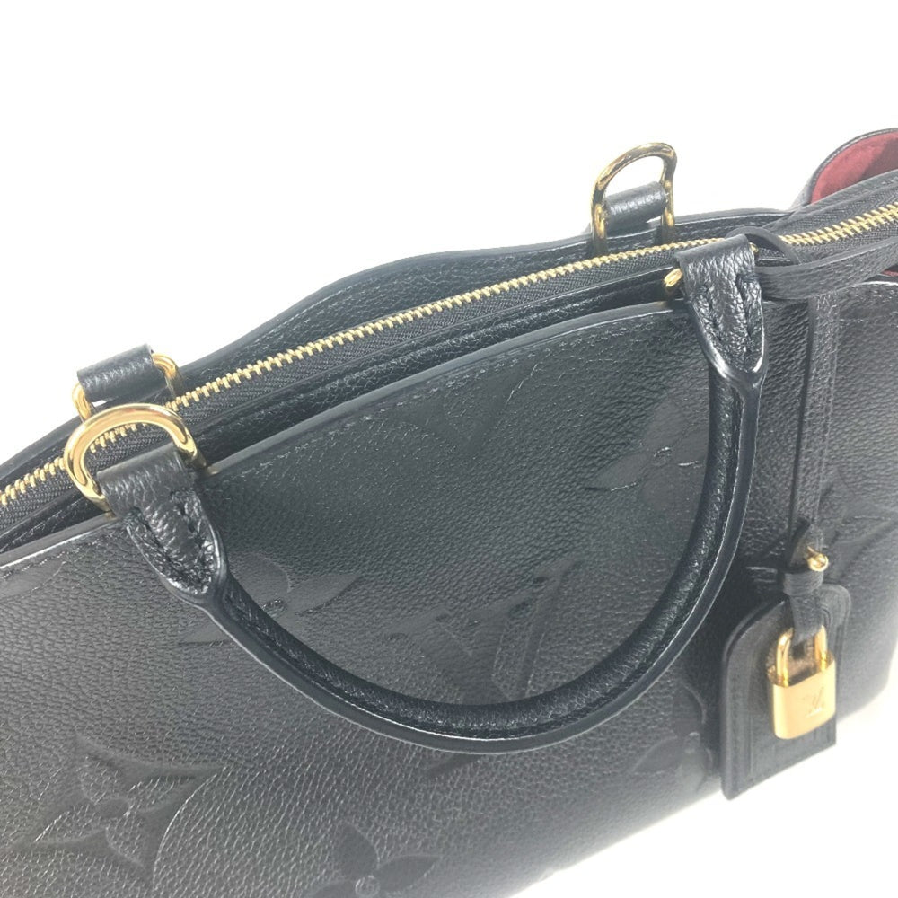LOUIS VUITTON M58916 Monogram Empreinte Petit Palais PM Tote Bag Handbag Leather Women's Noir Black OT-241018-14 — Like New