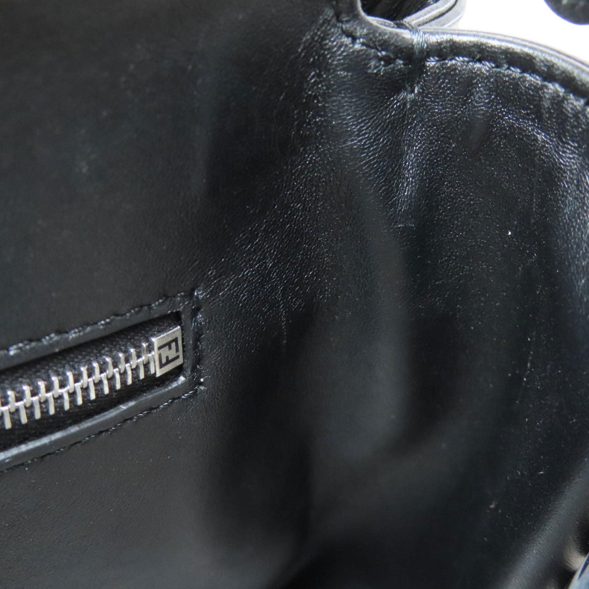 Fendi Peekaboo Mini 2-Way Handbag in Vinyl/Calf Leather for Women