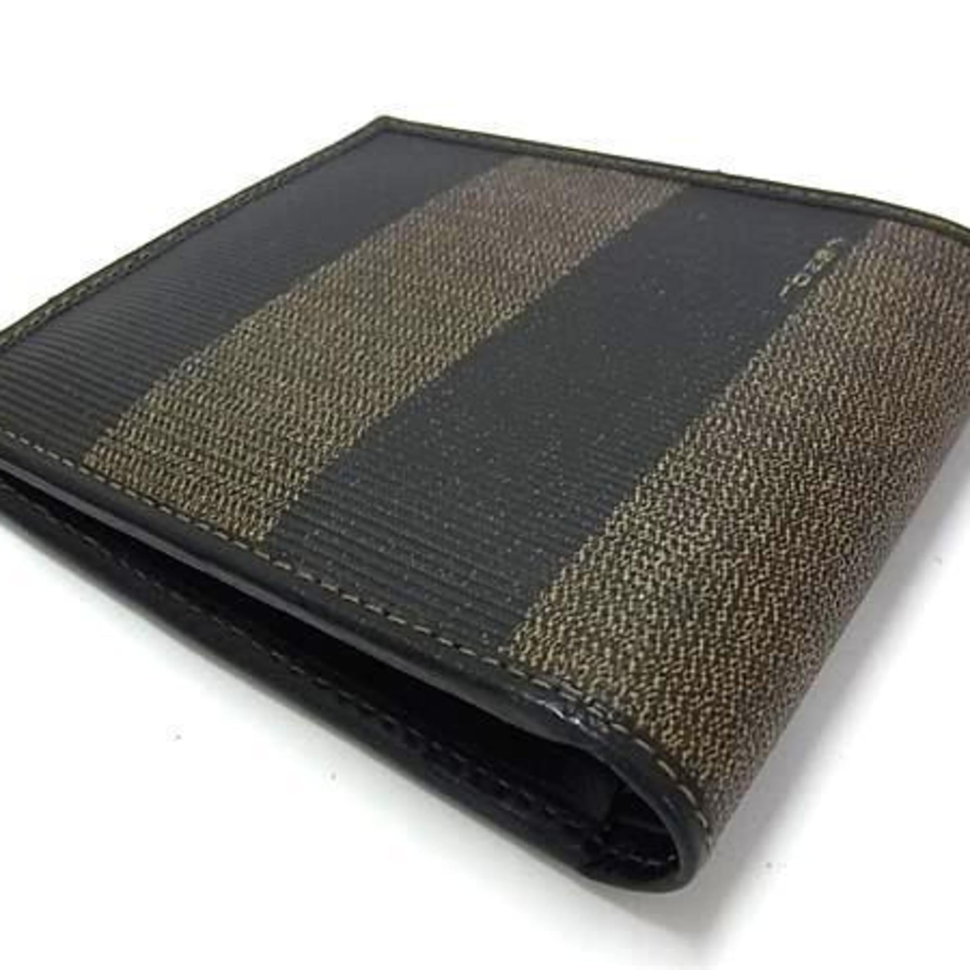 FENDI Pecan Wallet 2251 01445 068 Khaki Leather Men's Bifold