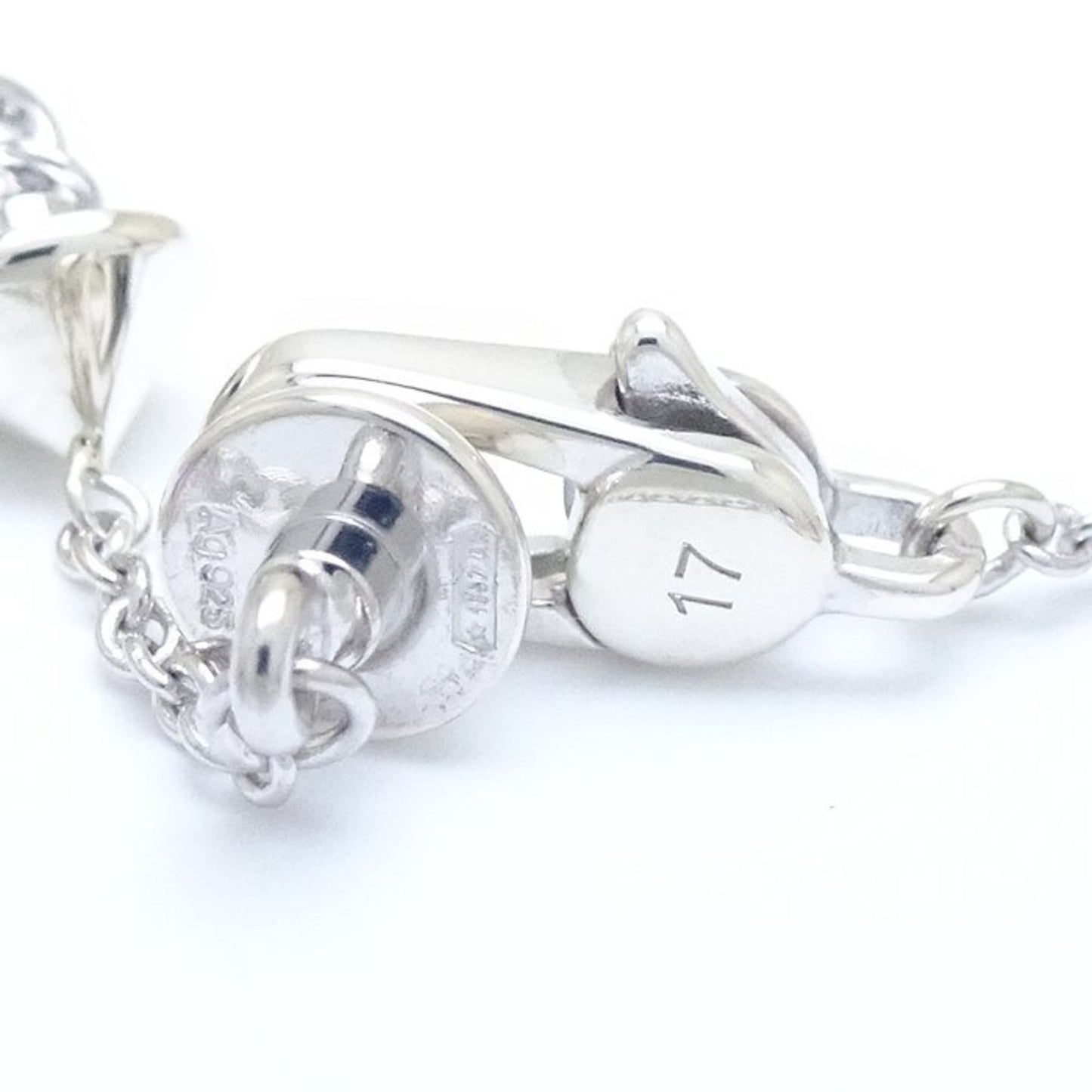 GUCCI Heart Tag Bracelet Amethyst #17 Silver 925 291367