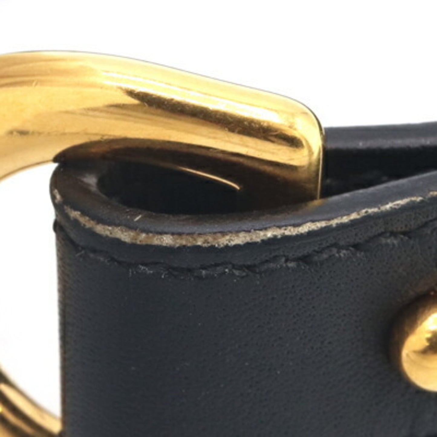 Hermes Pavan Black Bracelet, K Stamp, 2007, Women's Bangle, HERMES