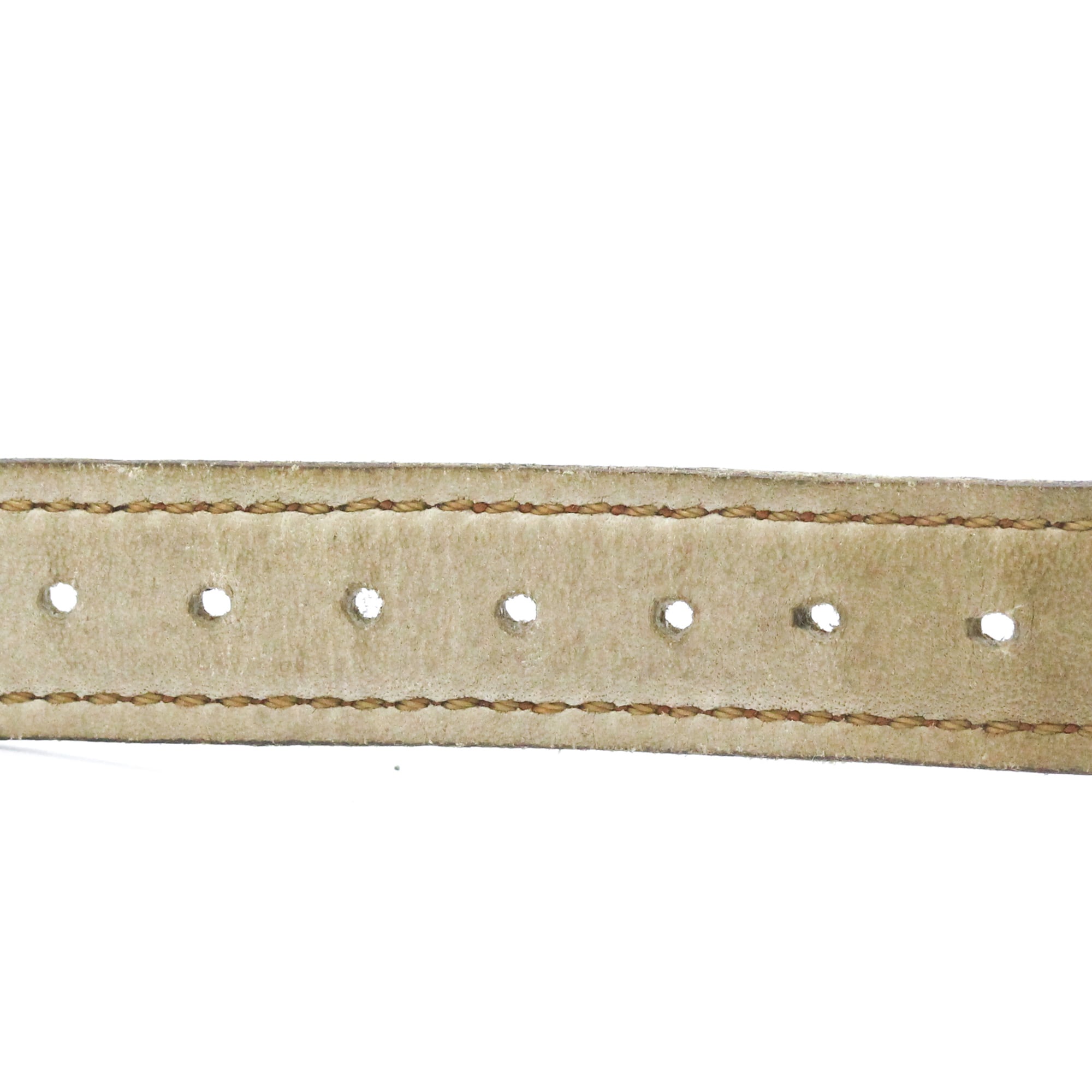 CARTIER Must Vendome Gold Plated Leather Quartz Unisex Watch — Good