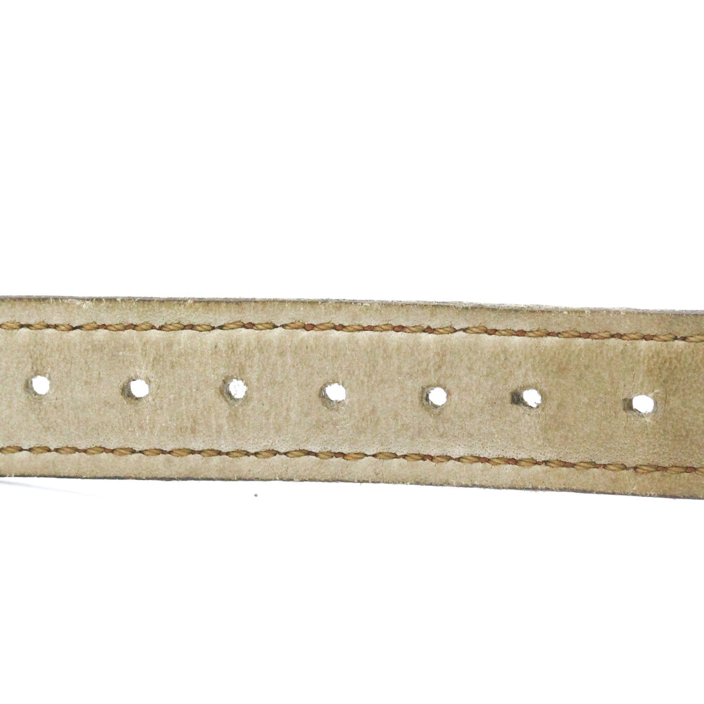 CARTIER Must Vendome Gold Plated Leather Quartz Unisex Watch — Good
