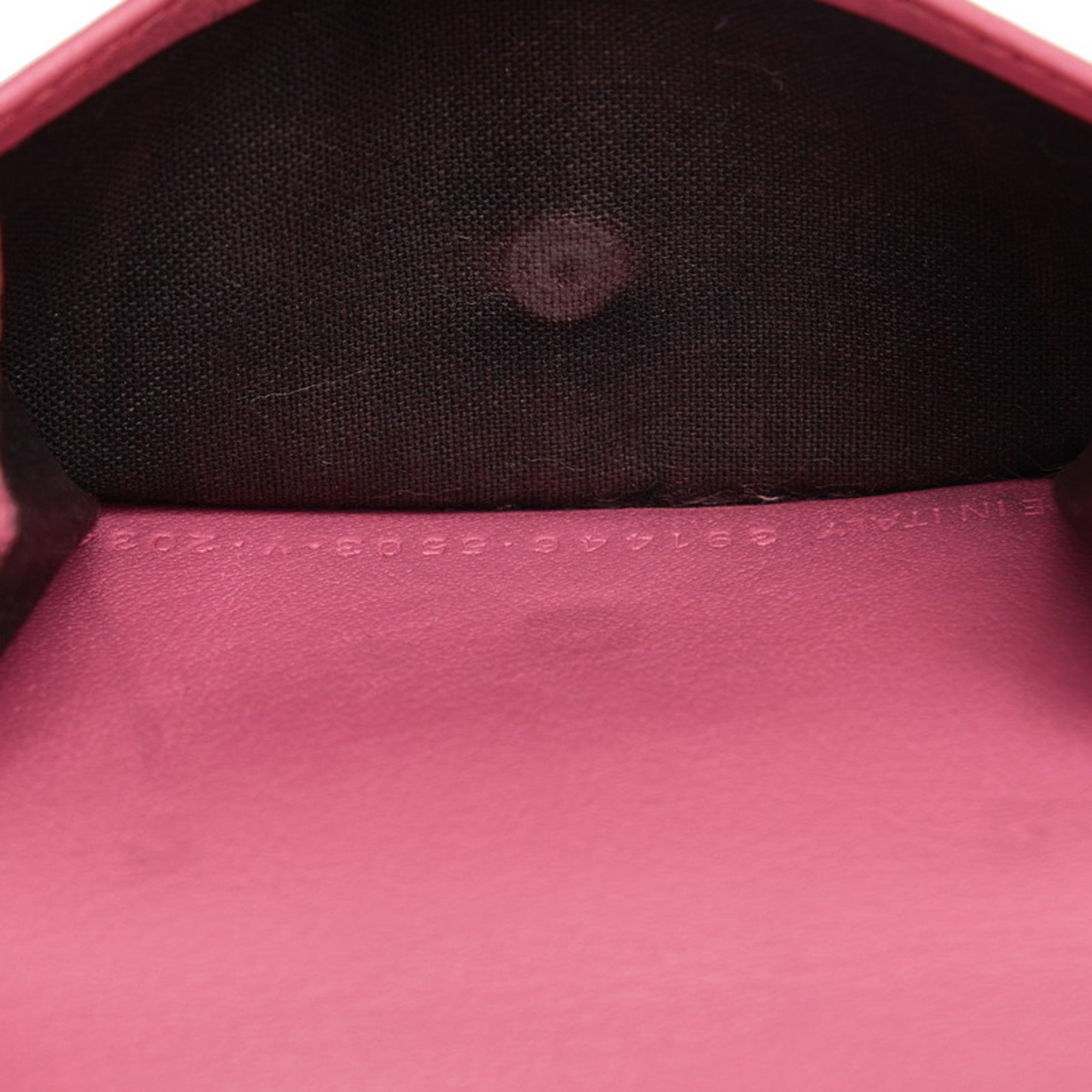 Balenciaga Mini Paper Wallet Bi-fold 391446 Pink Leather Women's BALENCIAGA