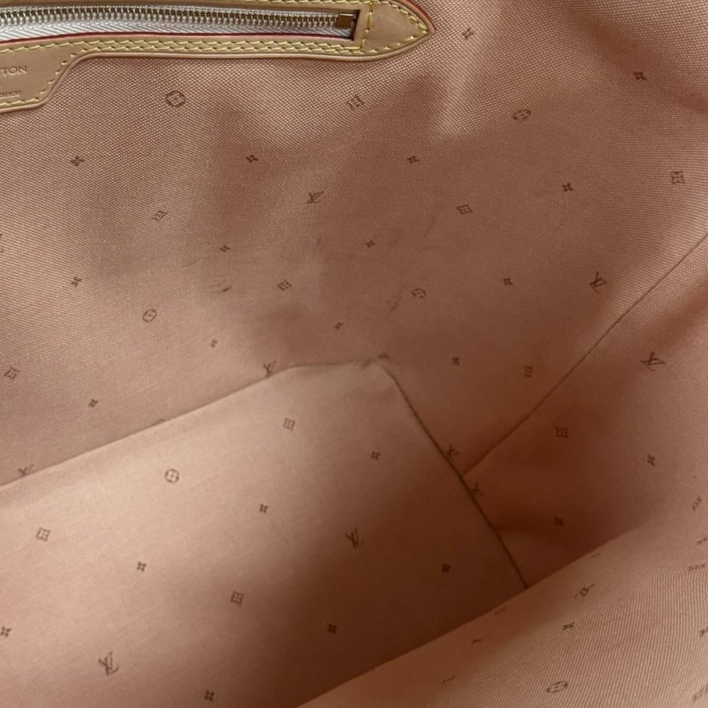 Pre-owned Louis Vuitton Neverfull MM Monogram Fall for You Tote Bag, PVCM20921, Beige, Women's