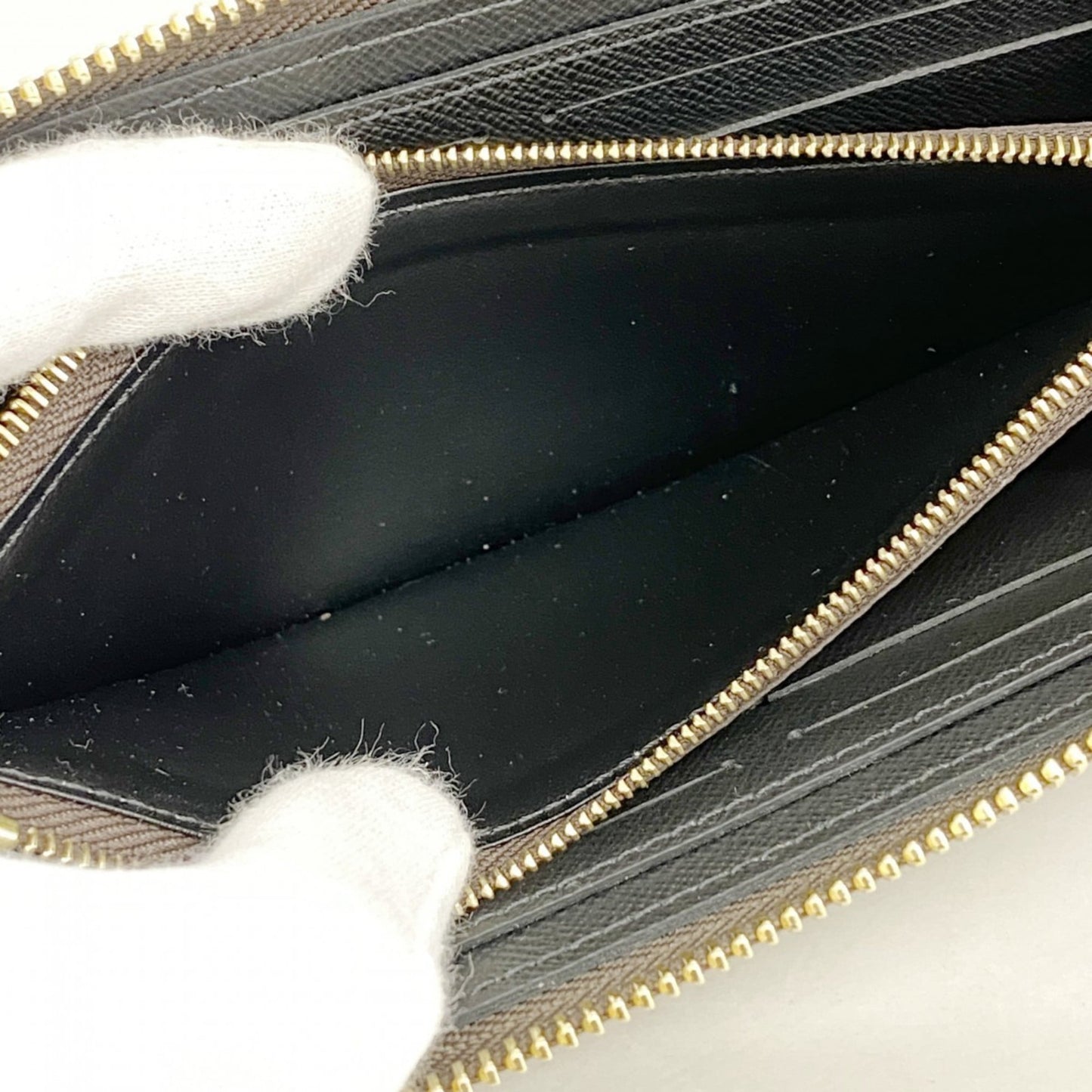 Louis Vuitton Monogram Reverse Portefeuille Clemence Long Wallet M82336 Brown Women's