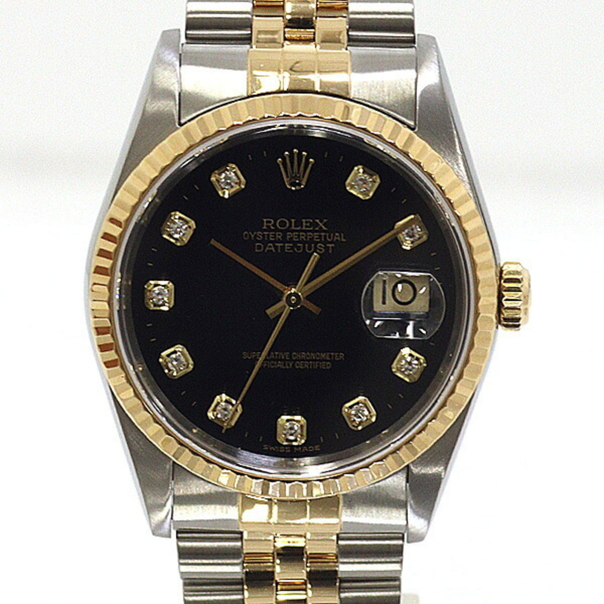 Rolex ROLEX Men's Watch Datejust 16233G Automatic Winding P-serial Number Refurbished — Very Good