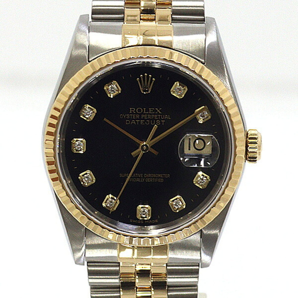 Rolex ROLEX Men's Watch Datejust 16233G Automatic Winding P-serial Number Refurbished — Very Good