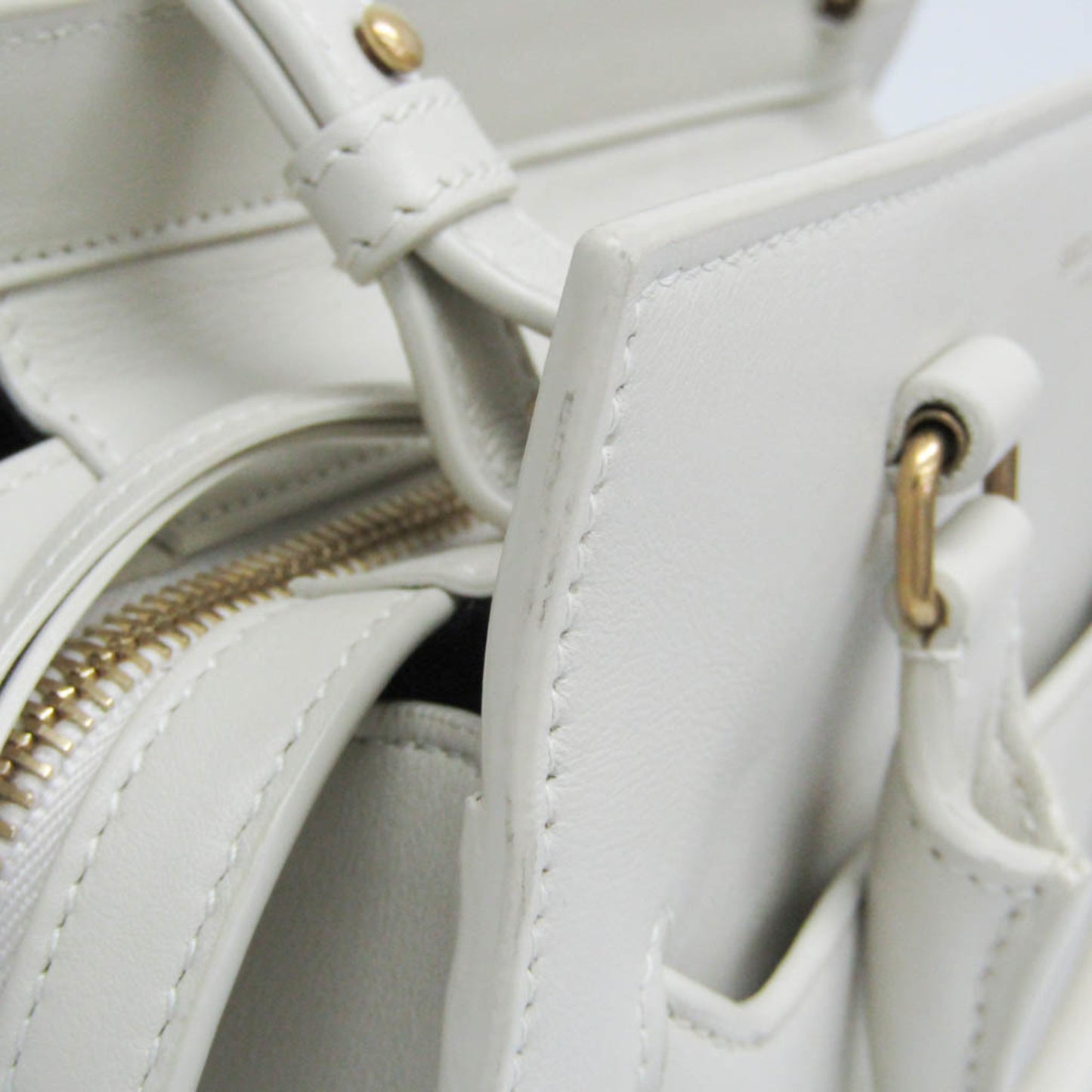 Saint Laurent Eastside Small 554116 Women's Leather Handbag,Shoulder Bag White