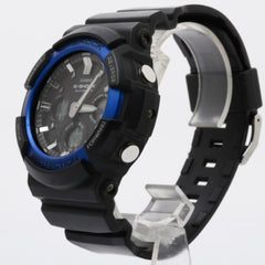 CASIO G-SHOCK ANALOG-DIGITAL GAW-100 SERIES GAW-100B-1A2JF Black Resin/Aluminum Men's Watch — Good