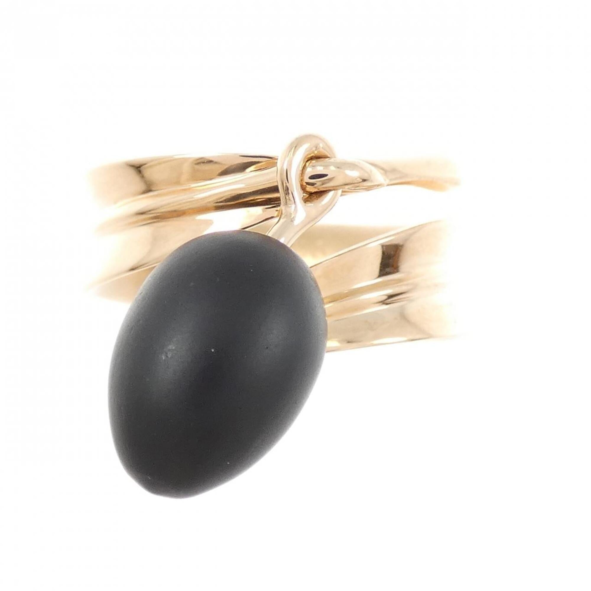 Hermes Obsidian Ring — Like New