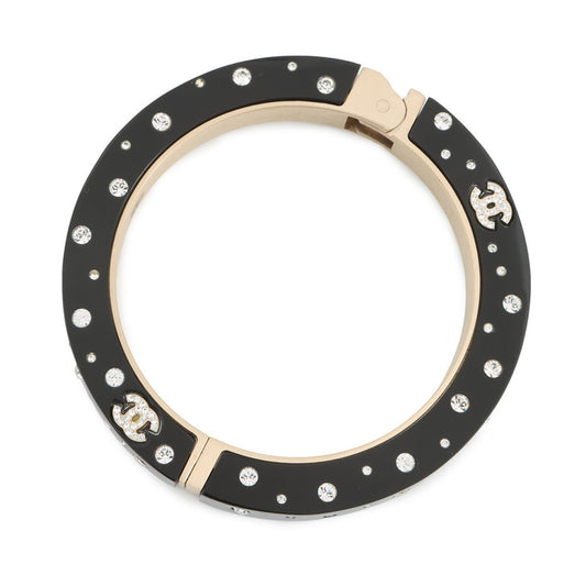 Chanel Coco Mark Rhinestone Bangle 09P CHANEL