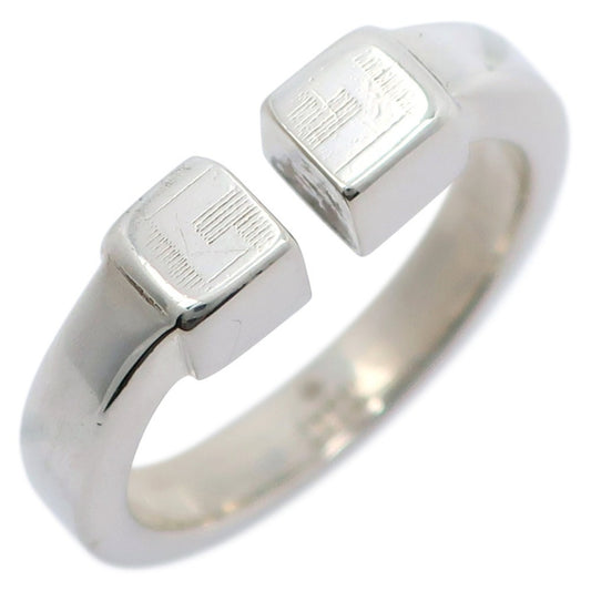 Gucci Square G Ring, Size 12, Fork Sterling Silver, Approx. 6.5g, Women's