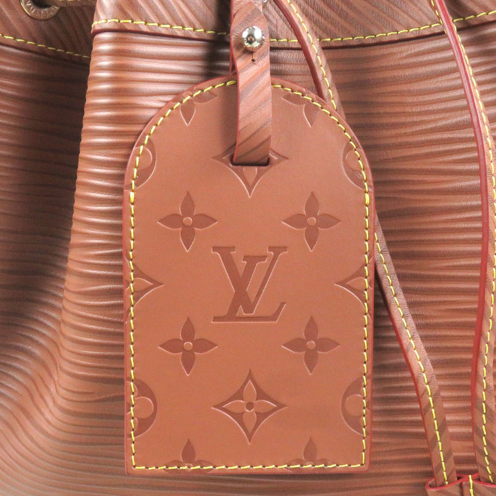 LOUIS VUITTON M23117 Maxi Noe Sling Epi XL 2-Way Leather Shoulder Bag/Handbag Brown Made in France Men's — Like New