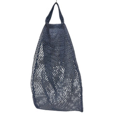 PRADA Triangle Plate Mesh Bag Mini Metallic Color Light Blue Women's — Like New