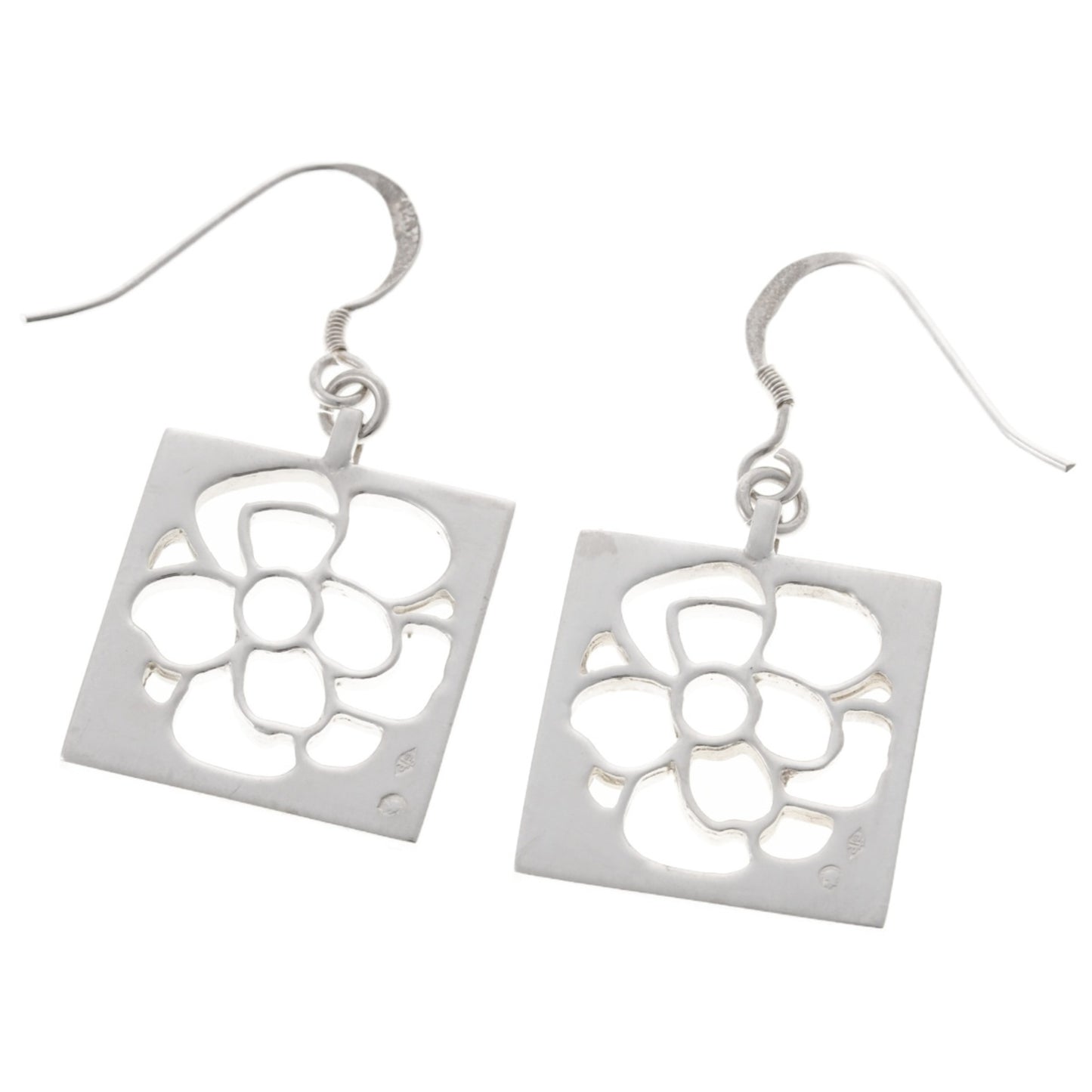 CHANEL Camellia Earrings Sv.925 A-157970
