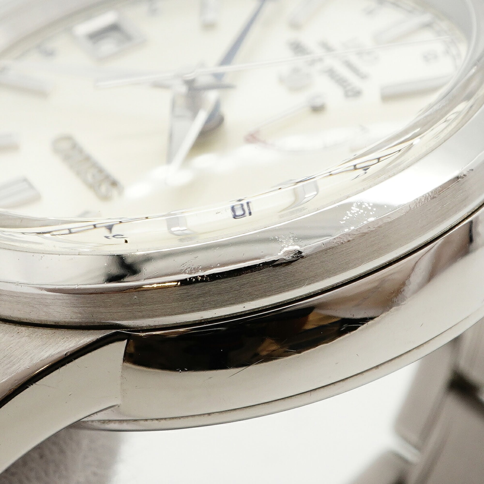 Seiko Grand Collection SBGE025 9R66-0AL0 Silver Dial Men's Watch — Good