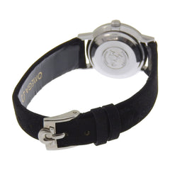 Omega De Ville 565.005 Women's Watch - Stainless Steel x Leather Strap, Silver, Automatic Movement, Analog, Silver Dial — Good