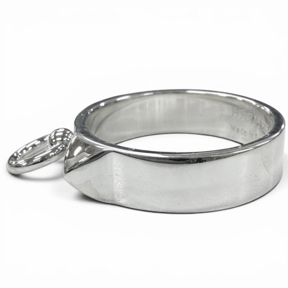 HERMES (Hermes) Collier de Chien AG925 Ring, 2019 model, Silver, Size 54, Made in France, Weight 4.8g, Men's/Women's Accessory — Like New
