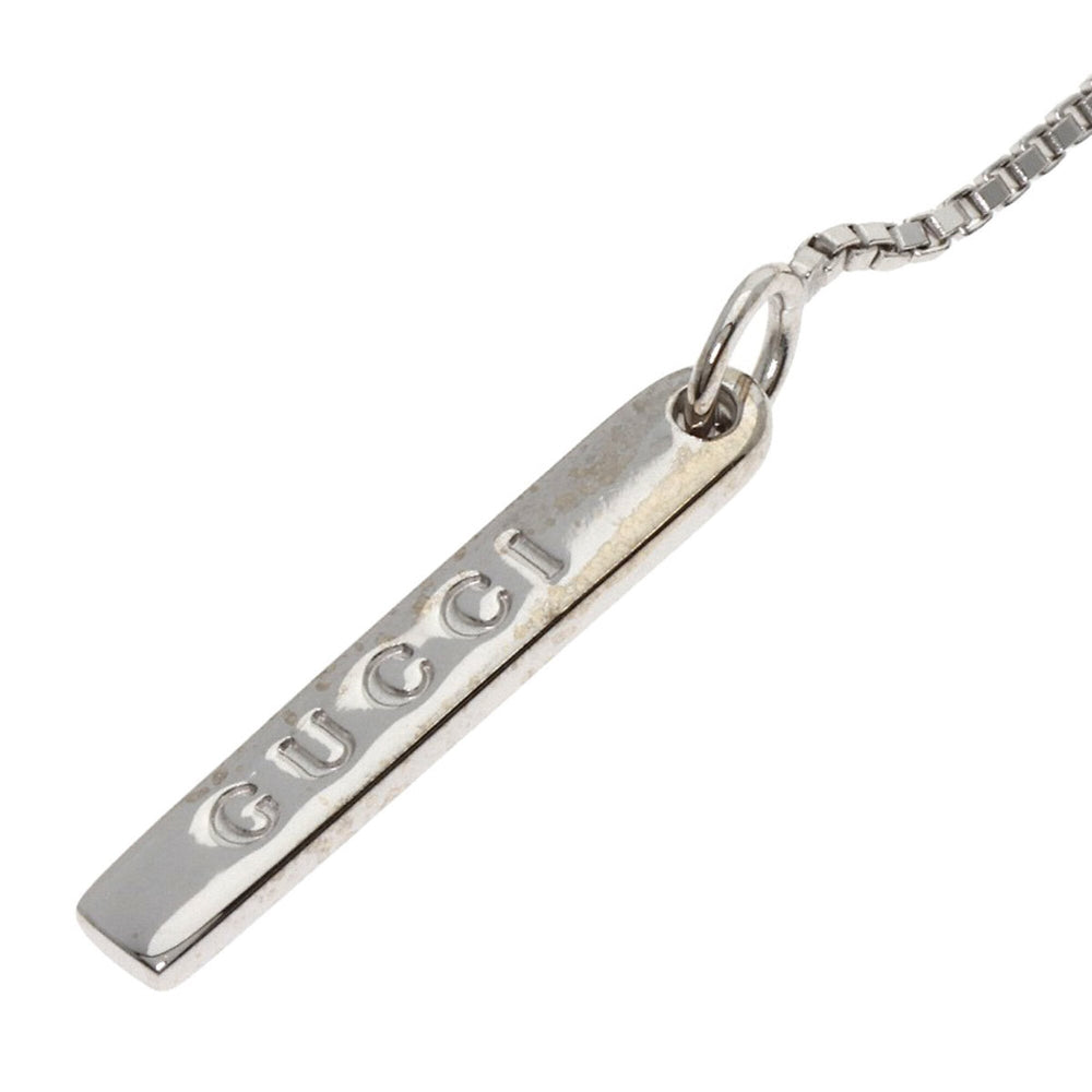 Gucci Lariat Necklace 18K White Gold Women's GUCCI — Like New