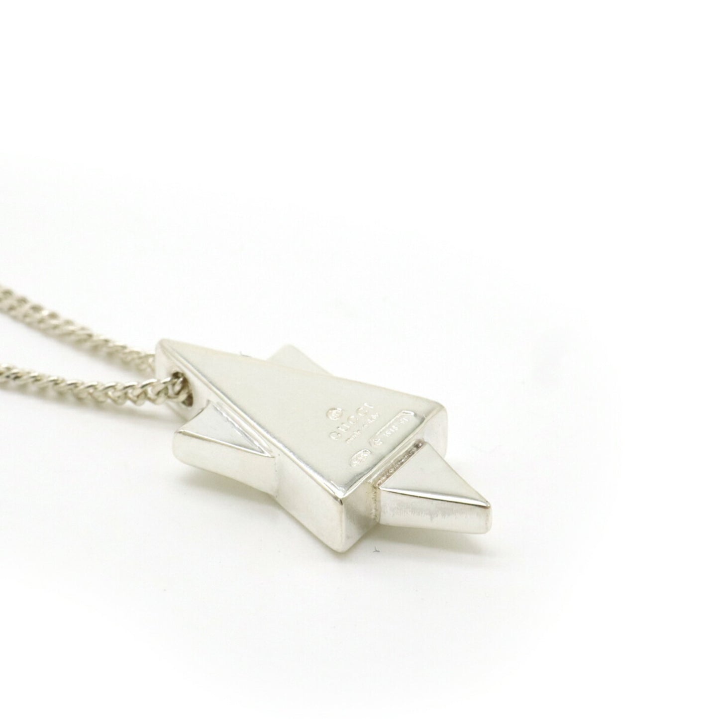 GUCCI Gucci Star of David Pendant Necklace SV925 Ag925 Silver