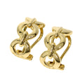 Celine Triple Circle Earrings in 18K Yellow Gold for Women