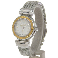 CHARRIOL Wristwatch 53.97.3654 Stainless Steel Quartz Analog Display White Dial Women's — Good