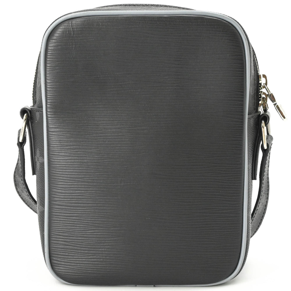 LOUIS VUITTON Louis Vuitton Danube PM Shoulder Bag Epi Monogram Eclipse Black Navy M53421 — Like New